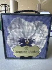 "pansy" Elizabeth Bradley English Tapestry Kit In Box - New