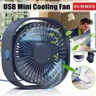 Mini fan USB table fan, small quiet desk fan for home office