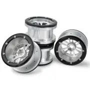 For 1:10 RC Crawler Axial Wraith YETI TRX4 2.2'' Alloy Beadlock Wheels Rims 4pcs