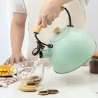 Kettle Teakettle 3L Water Kettle Stainless Steel Electric Induction Gas Top