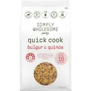 Simply Wholesome Pantry Quick Cook Bulgar & Quinoa 250g