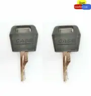 2pk Ignition key for Case/ IH Excavator Skid Steer Backhoe/Loader Trencher D250