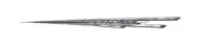 CRESTLINER STARBOARD SIDE DECAL 153099 103 1/2" X 7 1/2" BLUE / GRAY MARINE BOAT