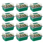 12-Pack Seed Starter Tray Plant Germination Trays for Planting Seeds