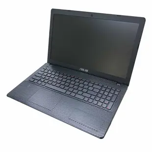 【EZstick】ASUS X550 X550JX X550VX 黑色卡夢紋機身貼 (含上蓋、鍵盤週圍貼)