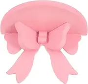 Kawaii Pink Bow Wall Shelf Cute Floating Storage Rack for Bedroom Office Nursery Living Decor Damage Installation Space Saving Shelf