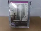 ALLEN + ROTH Englewood 84-in Gray Rod Pocket Back Tab Single Curtain Panel