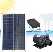 Afurl Solar Powered Water Fountain Pump for Bird Bath | Submersible Pump for Outdoor Watering, 30W Outdoor Irrigation Submersible Pump for Garden, Ponds, Hummingbird Garden