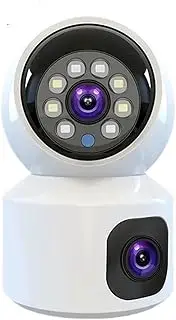 8MP 4K WiFi Camera Home Security Indoor Surveillance Camera Baby Pet Monitor Auto Tracking Two-Way Audio Wireles PTZ IP Camera(US Plug,8MP Camera Add 32G)