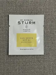 Dr. Barbara Sturm Sun Drops SPF50 Sample Packet 2ml .06oz New
