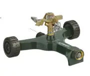 Orbit Brass Impact Sprinkler On Metal Wheeled base Suit lawn ,irrigation