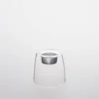 在飛比找momo購物網優惠-【TG】耐熱玻璃蠟燭台 70mm(蠟燭 燭台 耐熱玻璃)