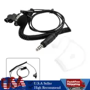 7.1-A3 In-ear Headset Single listening Transparent Air Tube Earphone with Mic