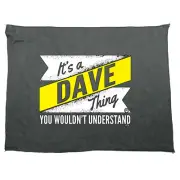 Dave V2 Surname Thing - Novelty Tea Towel cleaning cloth Dish Kitchen Gift Gifts