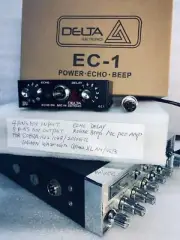5 PIN COBRA DELTA EC1 DYNAMIC MIC AMPLIFIER / ECHO CHAMBER w/ ROGER BEEP CB HAM