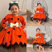 Halloween Toddler Kids Caveman Costume Girls Halloween Dog Bones Historical New