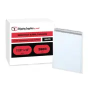 #1 Kraft Bubble Padded Mailers Envelopes 7.25 x 12-Made In North America 3600