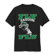 No Look Reverse Hurdle - FLY SAQUON FLY Football T-Shirt