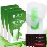 wax strips for hair removal on face, body, legs and lips