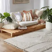 Farrah Moonbeam Geometric Tufted Cotton Floor Rug [HABLFARA22H]