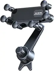 Air Clip Holder, Mobile Stand Cradle, Car Mounting System, Adjustable Rotation Arm, Cell Carrier Dock for Vehicles, Slim Grip Holder for Travel Comfort and Safe Road Use