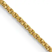 16 Inch 14K .9mm D/C Twisted Box Chain