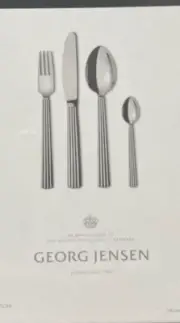 Georg Jensen Bernadotte Cutlery Set Stainless Steel 24pcs - BRAND NEW