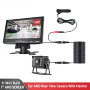Car AHD Rear View Camera with Monitor Parking Trailer Reversing Camera Screen