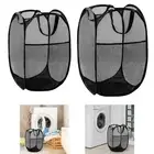 Laundry Basket with Handles Mesh Laundry Hamper for Dorm Laundry Room Indoor