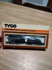 Vintage HO Scale Tyco Shifter & Tender Santa FE Brand New