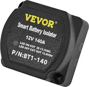 VEVOR Split Charge Relay Kit, 6mtr, Automatic Dual Battery Isolator Kit with 140AMP Voltage Sense Relay VSR, Compatible with RV Marine Car Vehicle Truck Caravan Camper Yacht ATV UTV Boats Workshop
