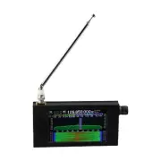 Compact Shortwave Radio Receiver with 4 3 Inch Display and Multiple Bands