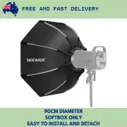 NEEWER 35.4''''/90cm Octagonal Softbox Quick Release, with Bowens Mount