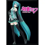 HATSUNE MIKU ON BLACK ATA-BOY MAGNET 2.5” X 3.5” NEW