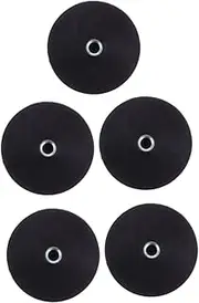 ELAYARD 5Pcs Rubber Coated Magnetic Light Base Mount Brackets for Car Roof LED Spotlight Easy No Drill Installation Scratch Protection Secure Mounting