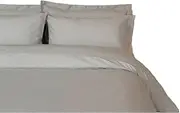 Belledorm Egyptian Cotton Plain Duvet Cover (UK Size: Single) (Platinum)