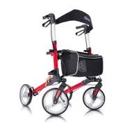 Altus Walker Rollator Deluxe Folding Rollator with Seat Aluminium Frame Outdoor