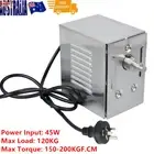 200KGF.CM Electric BBQ Motor Spit Roaster Rotisserie Motor Stainless Steel 240V