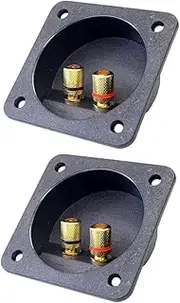 jojofuny 2pcs Speaker Box Connector Loudspeaker Terminal Cup Wiring Kit for DIY Subwoofer