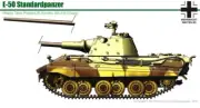 1/72 WW2 German E50 Tiger III . Painted Resin. 3600 Models on offer
