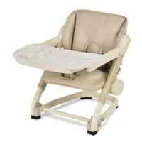 在飛比找PChome24h購物優惠-英國 Unilove Feed Me攜帶式寶寶餐椅_奶茶色 