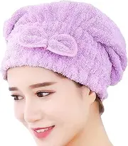 Hair Wraps for Women Wet Hair - Hair Towel Wrap for Long Hair - Fast Drying Hair Turban for Wet Hair, Curly, Long, Thick, Frizzy