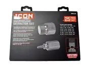 ICON Multispline Screw Extractor Set, 25-Piece, Professional, Factory Sealed