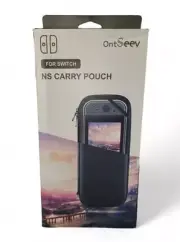 Nintendo Switch Carrying Case Bag Shell Cover Charger Cable Screen Protector BLK