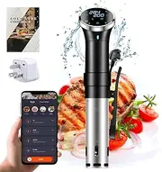 Yaberry Grove Sous Vide Machines WIFI APP,Sous Vide Machines, Immersion Circulators, Precision Cooker, with Recipe,Temperature and Time Digital Display Control, 1100W