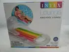 Intex King Kool Lounge Inflatable Raft Cupholder Swimming Pool Beach Float