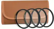 PROfezzion 77mm Close-Up Macro Photography Filter Set (+2 +4 +8 +10) for Canon 6D Mark II 5D Mark IV w/EF 24-105mm or 24-70mm f4L Kit Lens, Nikon D750 D780 w/AF-S 24-120mm f4G Kit Lens
