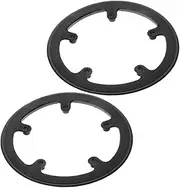 Bike Chainring Protector 2pc Wheel Rim Cover for Scratch Impact Resistant Chainring Guard