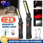 Portable COB LED Work Light Car Garage Mechanic USB Rechargeable Torch Lamp COB