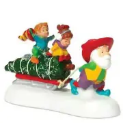Bringing Home the Tree, North Pole, Department 56, Promo Item